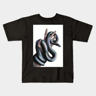 Oil Spill Snake Kids T-Shirt